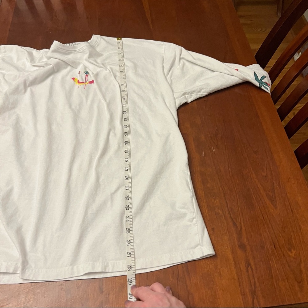 BoohooMAN White Oversized Official Man Long Sleeve Tee, Size XL - Picture 12 of 13